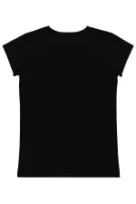 Girls' T-Shirt Km 10-13 Years Black - Package