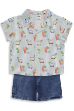 Bebek Takım 0-24 Ay Mavi - Paket