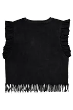 Girls' T-shirt, Ages 10-13, Black - Pack