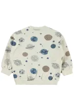 Bebek Sweatshirt 0-24 Ay Ekru - Paket