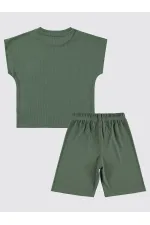 Boys Suit 6-9 Years Old Dark Khaki - Package