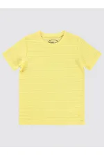 T-shirt garçon 6-9 ans jaune clair - Emballage