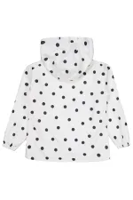 Kız Çocuk Yağmurluk 10-13 Yaş Ekru - Paket