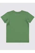 Erkek Çocuk Tişört 2-5 Yaş Açık Haki - Paket