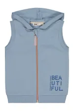 Kız Çocuk Yelek 2-5 Yaş Mavi - Paket