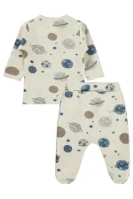 Baby Pajama Set 0-24 Months, Off-White - Package