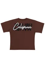 T-shirt garçon, 6-9 ans, couleur terre cuite - Lot T-shirt garçon, 6-9 ans, couleur terre cuite - Lot