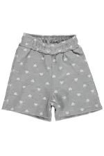 Kız Çocuk Şort 2-5 Yaş Karmelanj - Paket