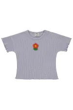 Bebek Tişört 0-24 Ay Lila - Paket