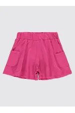 Kız Çocuk Şort 10-13 Yaş Aydınlık Pembe - Paket