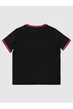 Boys T-Shirt 10-13 Years Black - Pack