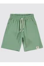 Shorty garçon vert 6-9 ans - Paquet