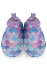 Chaussures de plage pour filles, pointures 26 à 30, lilas - Emballage