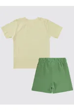 Erkek Çocuk Takım 2-5 Yaş Taş Rengi - Paket