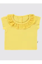 Bebek Tişört 6-18 Ay Sarı - Paket