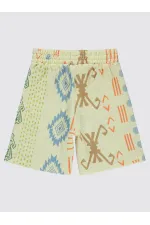 Erkek Çocuk Şort 6-9 Yaş Ekru - Paket