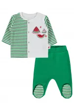 Baby Pajama Set 0-24 Months, Off-White - Package Baby Pajama Set 0-24 Months, Off-White - Package