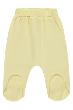 Combinaison bébé simple pour bébé de 0 à 24 mois, jaune - Emballage