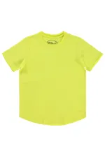 Erkek Çocuk Tişört 6-9 Yaş Limon Sarısı - Paket