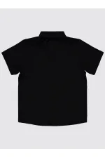 Erkek Çocuk Gömlek 10-13 Yaş Siyah - Paket