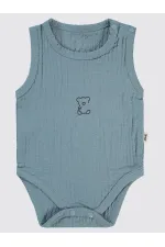 Body bébé à boutons-pression bleu 0-24 mois - Emballage