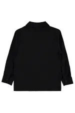 Veste garçon, 10-13 ans, noire - Emballage