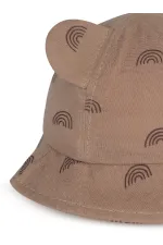 Bonnet bébé 0-24 mois marron clair - Lot