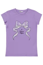 Kız Çocuk Tişört Km 10-13 Yaş Mor - Paket