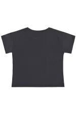 Kız Çocuk Tişört 2-5 Yaş Antrasit - Paket