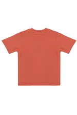 T-shirt garçon Km 2-5 ans orange foncé - Emballage
