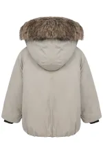 Boy's Coat 2-5 Years Old Stone Color - Package