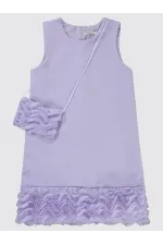 Girl's Vest and Dress 10-13 Years Lilac - Package