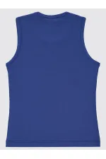 Erkek Çocuk Tişört 2-5 Yaş Saks - Paket