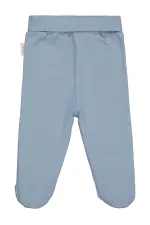 Combinaison bébé simple pour bébé de 0 à 24 mois, bleue - Emballage