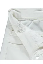 Kız Çocuk Pantolon 6-9 Yaş Kırık Beyaz - Paket
