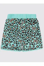 Shorts pour filles de 6 à 9 ans, couleur menthe - Emballage