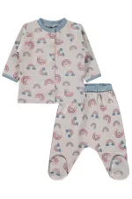 Ensemble pyjama bébé 0-24 mois couleur pierre - Emballage