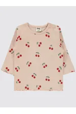 Sweat-shirt bébé 0-24 mois, couleur poudre - Emballage