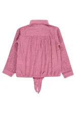 Kız Çocuk Gömlek 10-13 Yaş Gül Kurusu - Paket