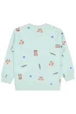 Kız Çocuk Sweatshirt Km 2-5 Yaş Mint - Paket