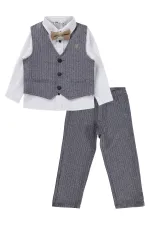 Ensemble d'équipe pour garçons de 2 à 5 ans, bleu marine - Pack