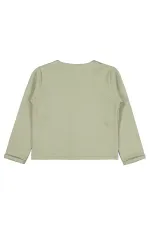 Kız Çocuk Hırka 6-9 Yaş Açık Haki - Paket