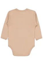 Body bébé à boutons-pression 0-24 mois, couleur café au lait - Emballage