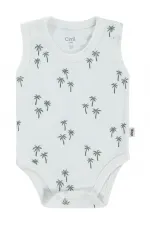 Bebek Çıtçıtlı Badi 0-24 Ay Ekru - Paket