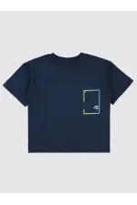 Boys T-Shirt 10-13 Years Old Navy Blue - Package