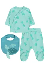 Ensemble de bodies bébé 0-24 mois menthe - Lot