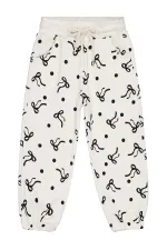 Bas de survêtement fille écru 2-5 ans - Emballage