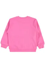 Kız Çocuk Sweatshirt Km 2-5 Yaş Koyu Pembe - Paket