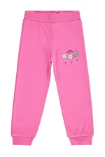 Girls' Sweatpants, 2-5 Years Old, Dark Pink - Pack