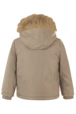 Erkek Çocuk Mont 6-9 Yaş Vizon - Paket